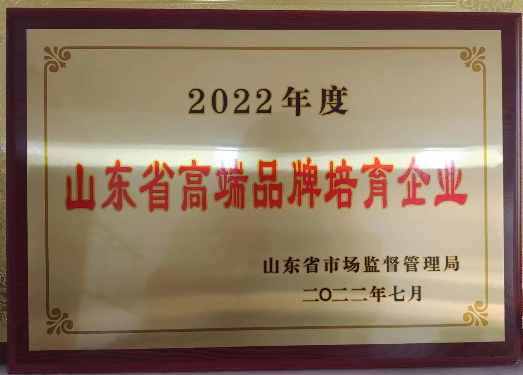 山东省高端品牌培育企业